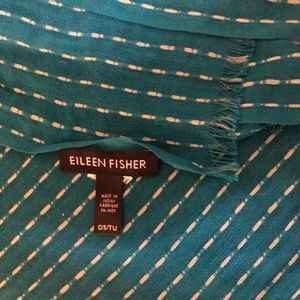 Eileen Fisher Teal Scarf